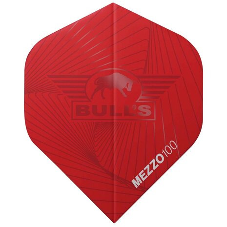 Bulls Dart Flights - Mezzo 100 Rood