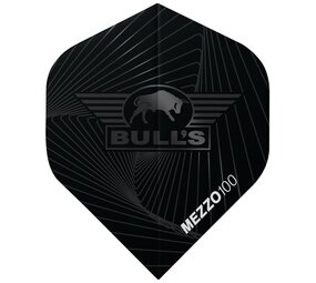 Bulls Dart Flights - Mezzo 100 Zwart Bulls Dart Flights - Mezzo 100 Zwart