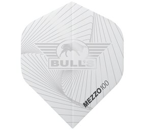 Bulls Dart Flights - Mezzo 100 Wit Bulls Dart Flights - Mezzo 100 Wit
