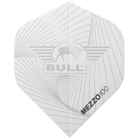 Bulls Dart Flights - Mezzo 100 Wit Bulls Dart Flights - Mezzo 100 Wit
