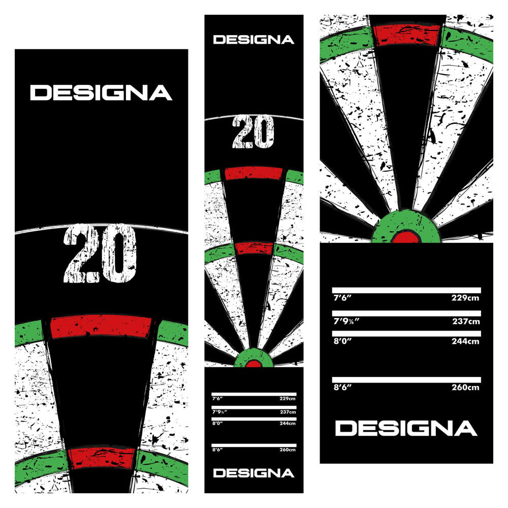 Designa Dartbord Carpet Mat 290×60 cm