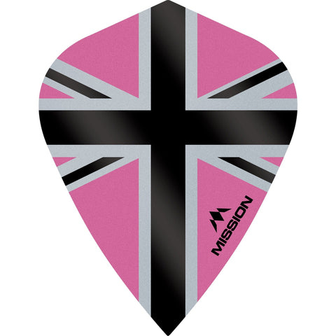 Mission Alliance-X Dart Flights - Kite - Roze