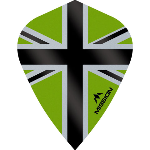 Mission Alliance-X Dart Flights - Kite - Groen