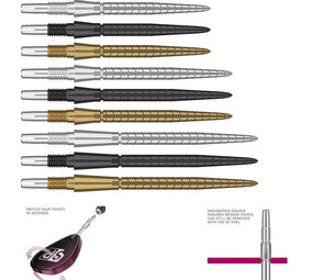 Target Swiss Points | Storm Quartz Target Swiss Points | Storm Quartz