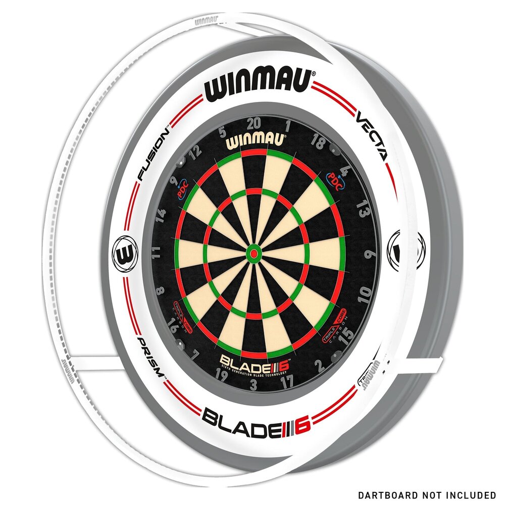 Winmau Winmau Plasma Ice LED Verlichting + Pro-Line Blade 6 White Surround Voordeelpakket Winmau Winmau Plasma Ice LED Verlichting + Pro-Line Blade 6 White Surround Voordeelpakket