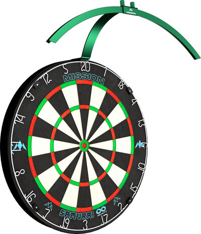 Mission Mission Torus 100 Dartboard Led Lightning - Green