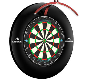 Mission Mission Torus 100 Dartboard Led Lightning - Red
