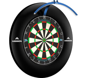 Mission Torus 100 Dartboard Led Lightning - Blue