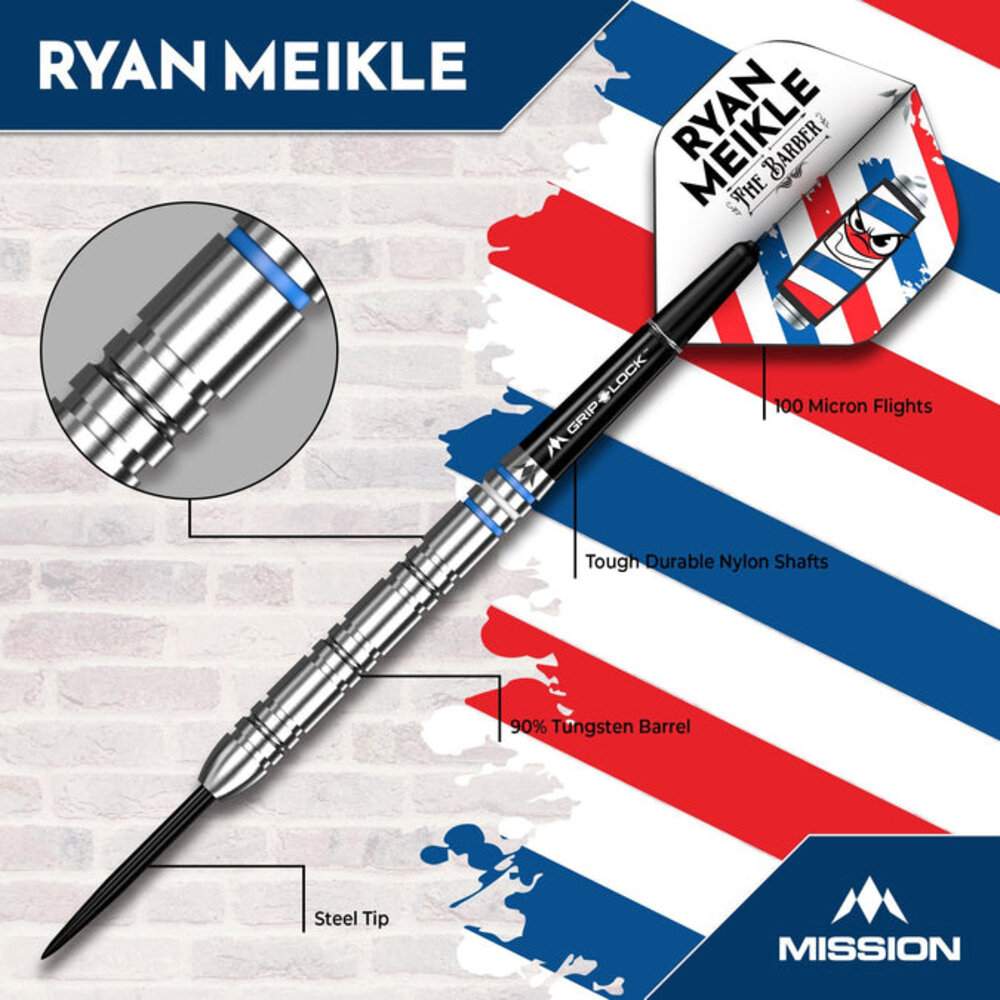 Mission Ryan Meikle Darts - 90%
