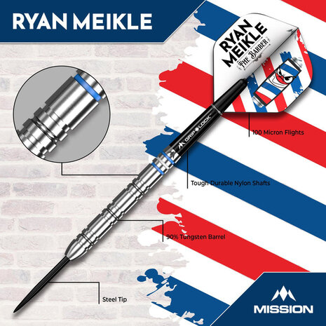 Mission Ryan Meikle Darts - 90%