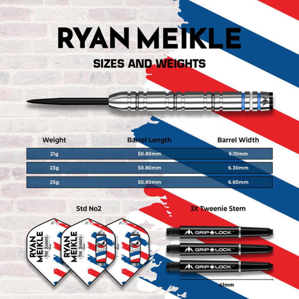 Mission Ryan Meikle Darts - 90%