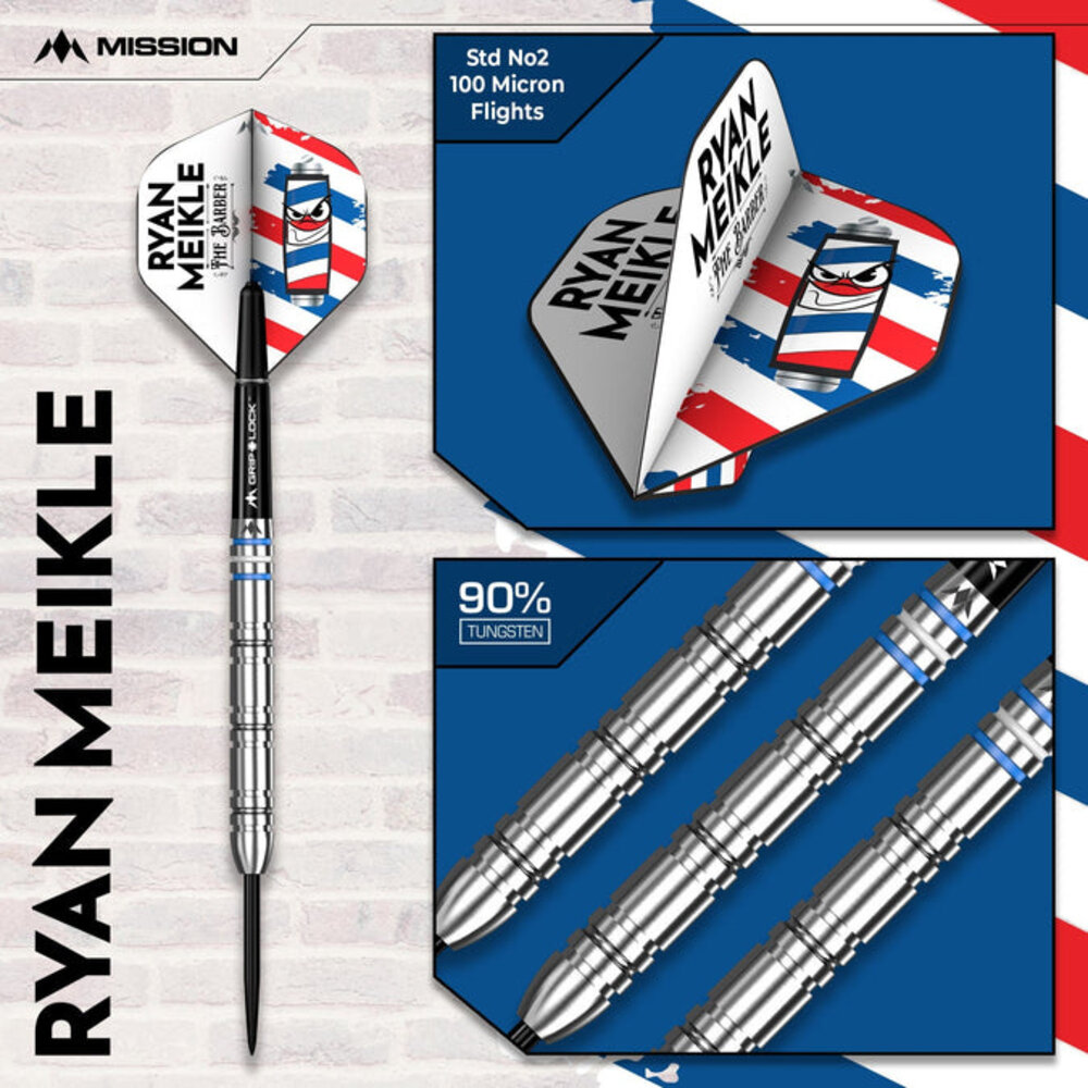 Mission Ryan Meikle Darts - 90%
