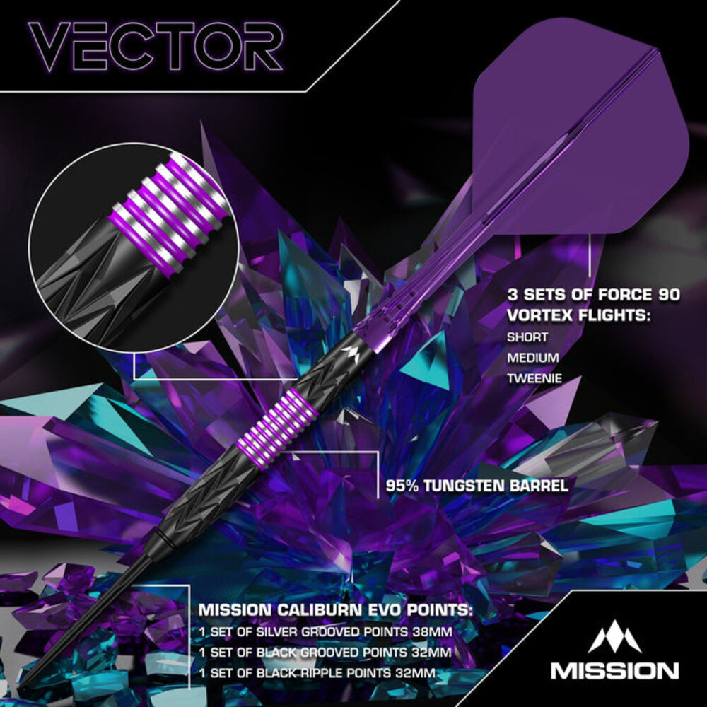 Mission Mission Vector 95% Darts