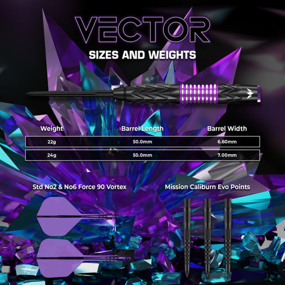 Mission Mission Vector 95% Darts