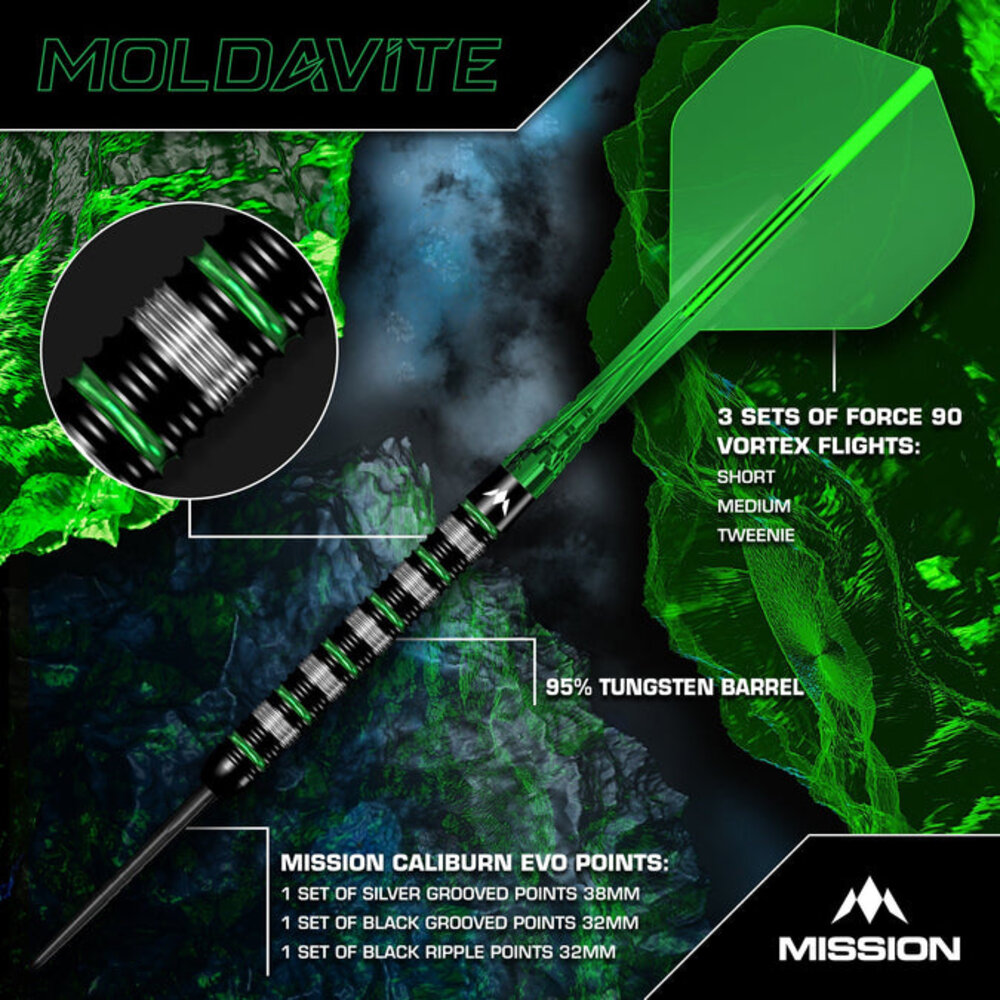 Mission Mission Moldavite 95% Darts