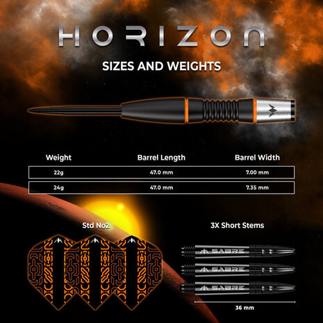 Mission Mission Horizon 95% Darts