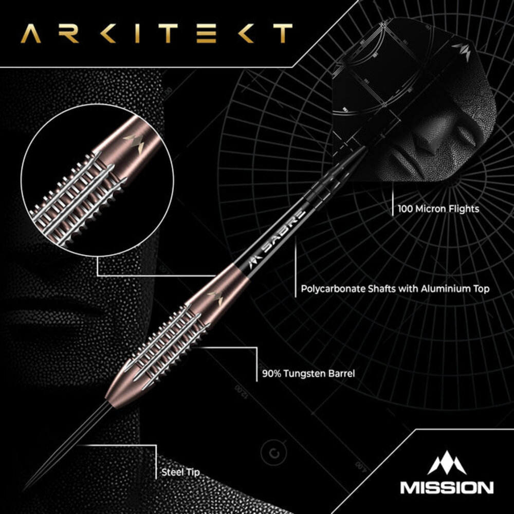 Mission Mission Arkitekt 90% Darts