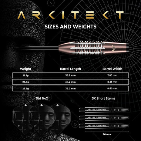 Mission Mission Arkitekt 90% Darts