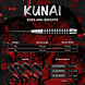 Mission Mission Kunai Black 95% - Dartpijlen