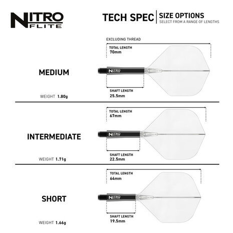 Red Dragon Redragon Nitro Flight System - Black Clear Red Dragon Redragon Nitro Flight System - Black Clear