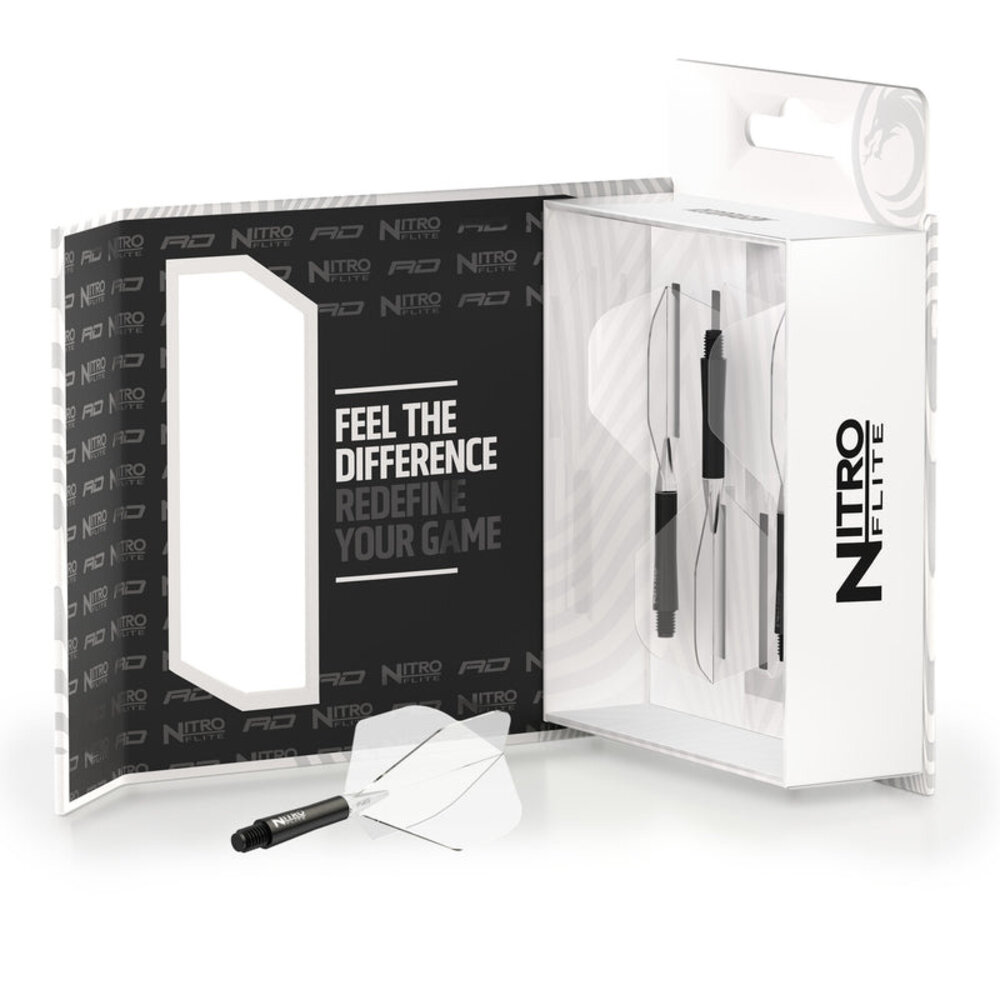 Red Dragon Redragon Nitro Flight System - Black Clear Red Dragon Redragon Nitro Flight System - Black Clear