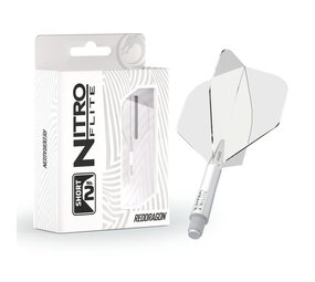 Red Dragon Nitro Flight System - White Clear