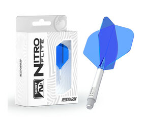 Red Dragon Nitro Flight System - White Blue Red Dragon Nitro Flight System - White Blue