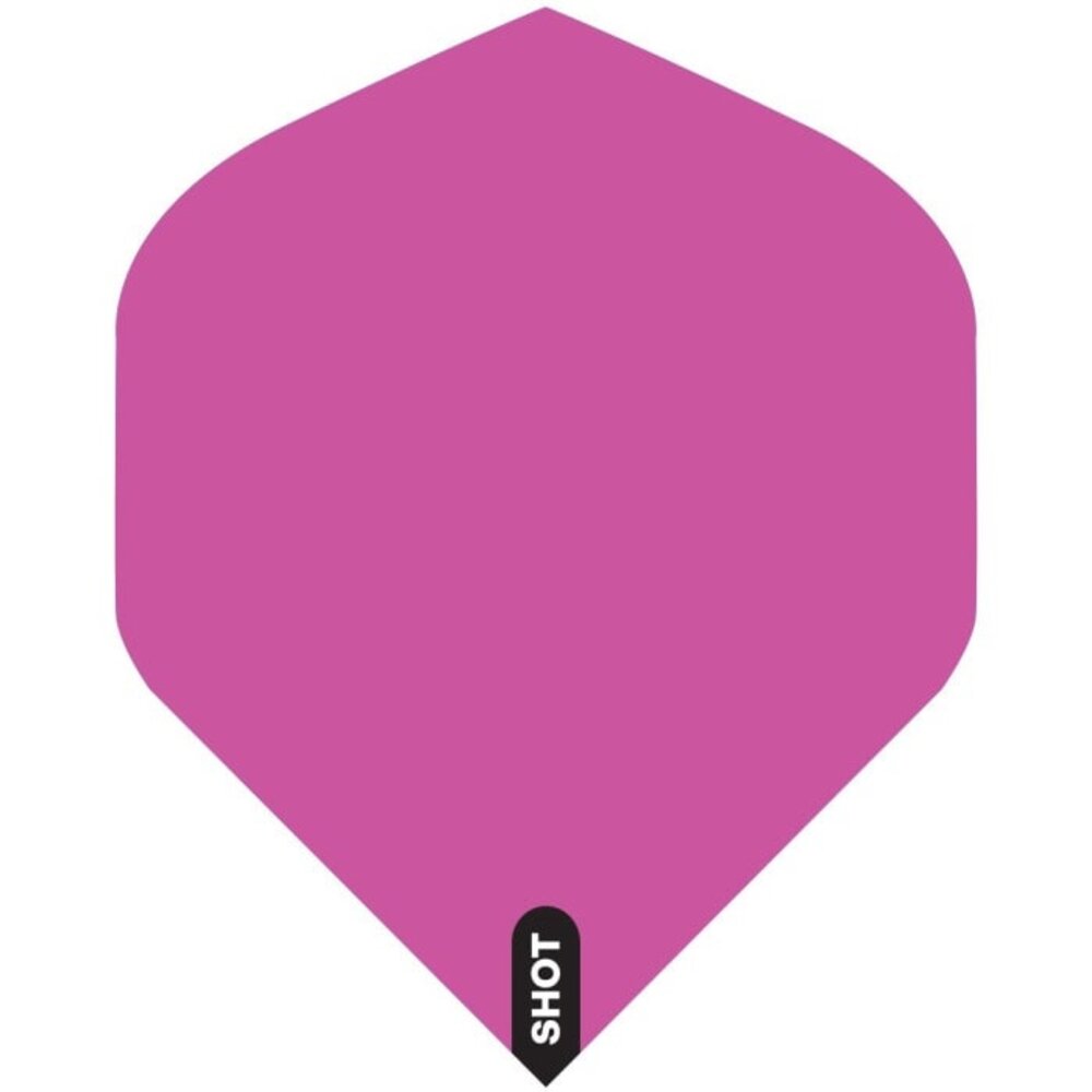 Shot Shot Plain Pink No.2 Dartflight