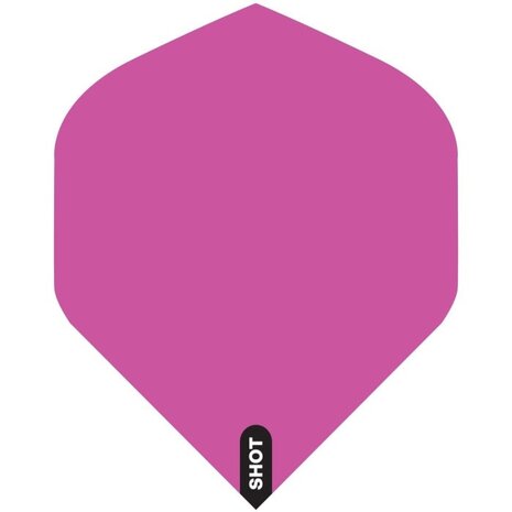 Shot Shot Plain Pink No.2 Dartflight