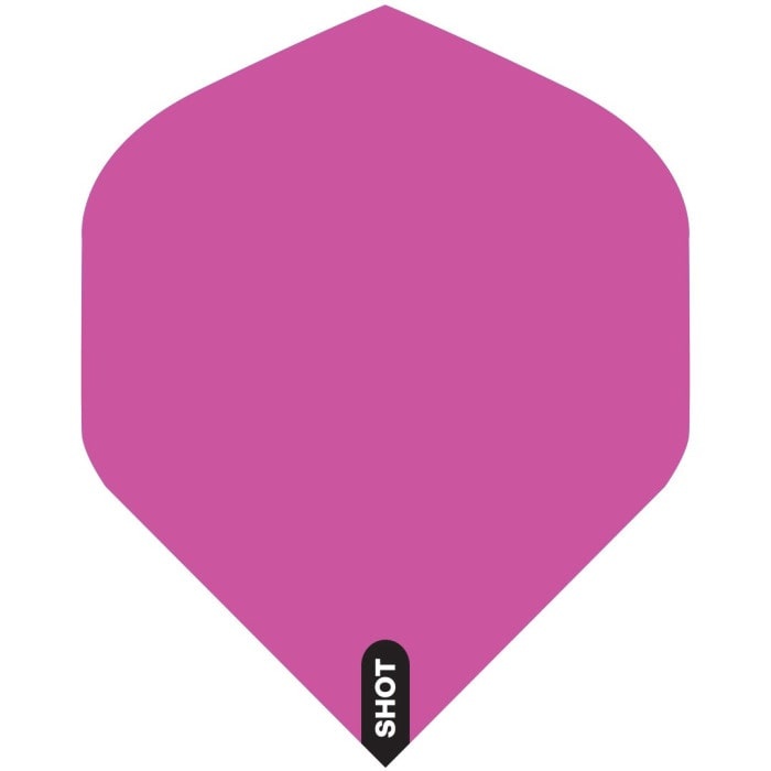 Shot Plain Pink No.2 Dartflight afbeelding 1