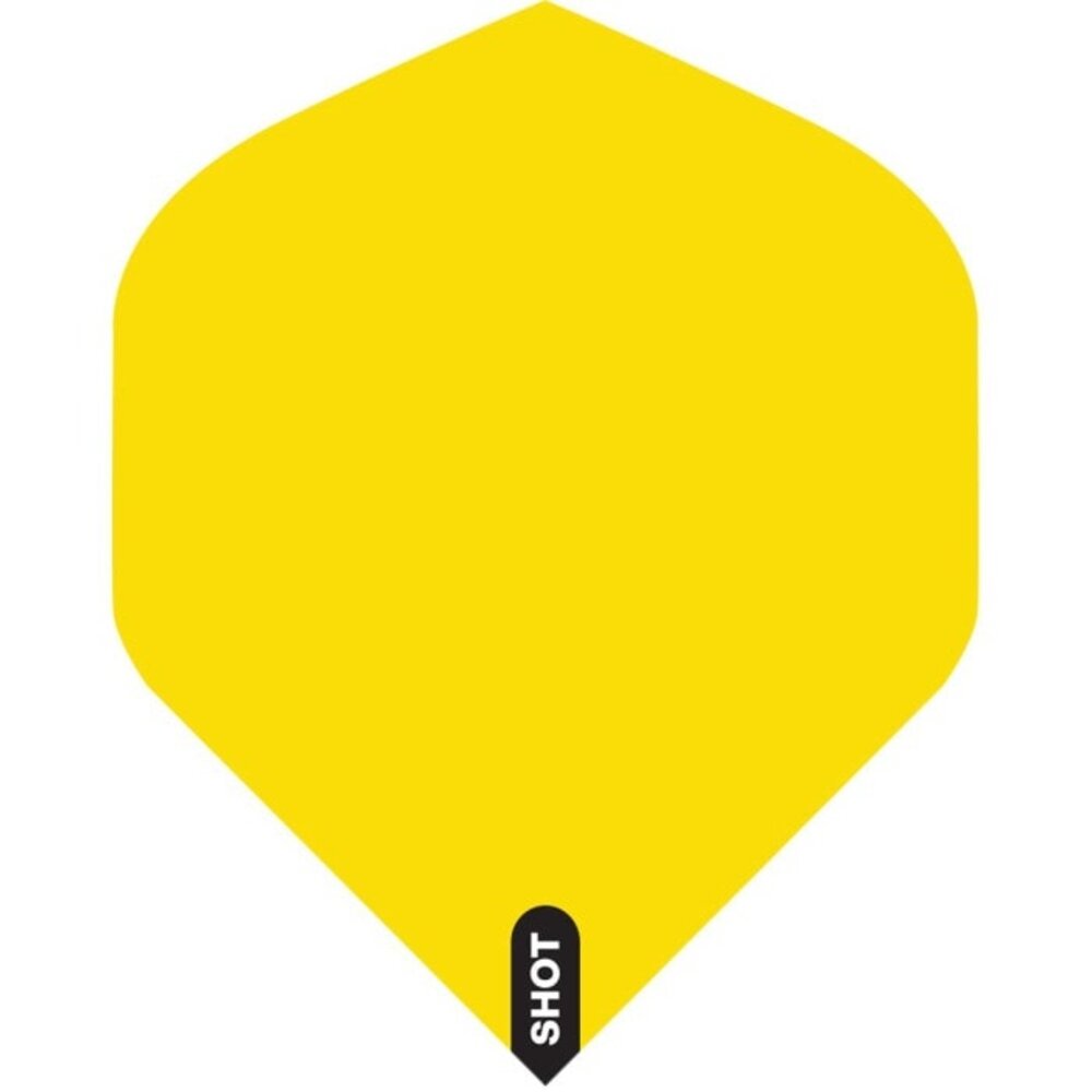 Shot Shot Plain Yellow No.2 Dartflight
