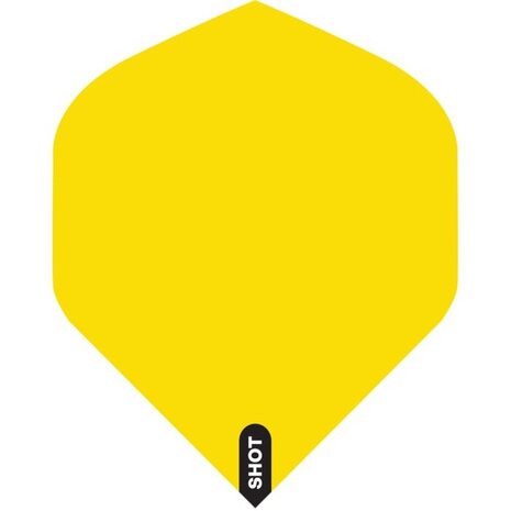Shot Shot Plain Yellow No.2 Dartflight
