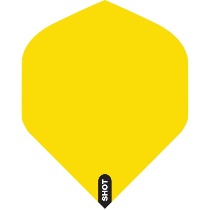 Shot Plain Yellow No.2 Dartflight afbeelding 1