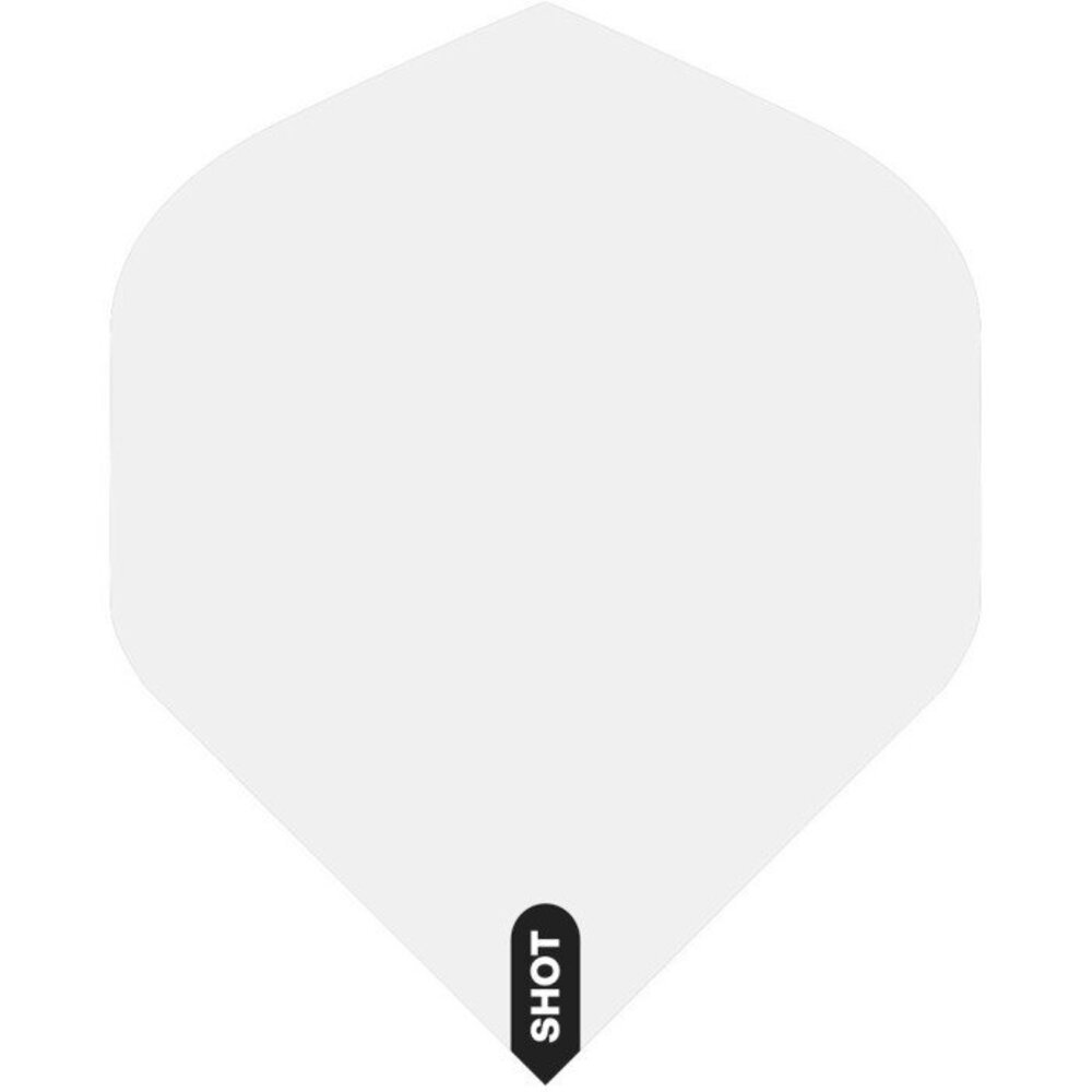 Shot Shot Plain White No.2 Dartflight