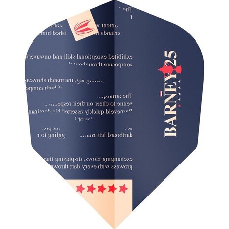 Target Target Ultra Player Barney 25 No.6 Flights 3 sets Target Target Ultra Player Barney 25 No.6 Flights 3 sets