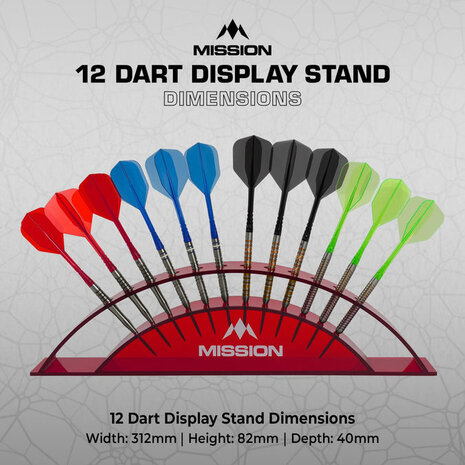 Mission Acrylic Darts Station 12