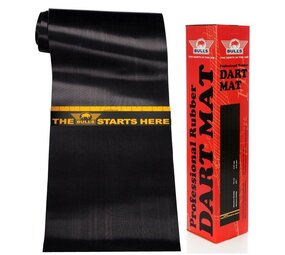 Bulls Rubber Dartmat + Throwline Sticker | 300x60 cm