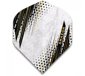 Amazon Oro Dartflights - Wit