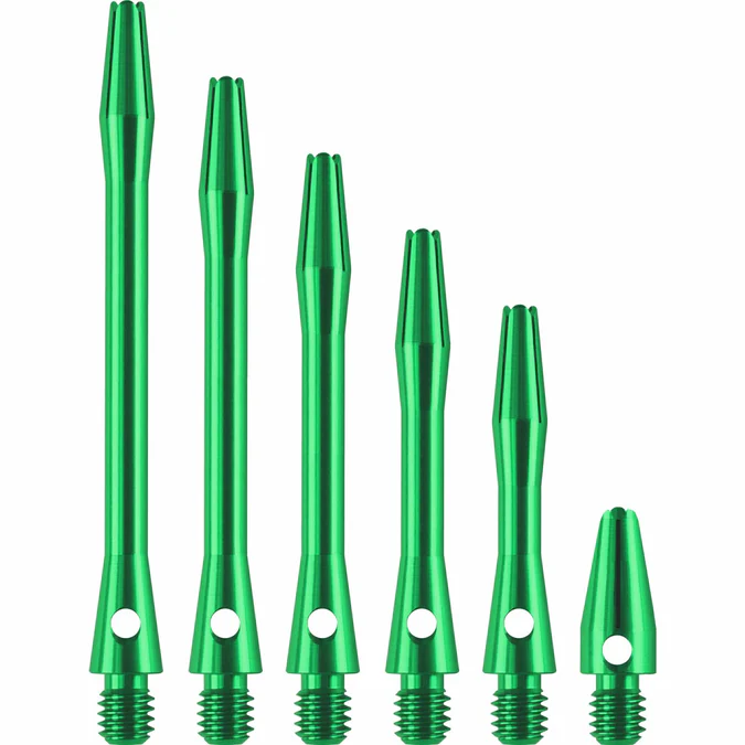 Lena Aluminium Dartshafts - Groen afbeelding 1