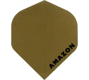 Amazon Plain Dartflights - Goud