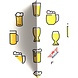 Bulls Bulls Design 100 Beer Cartoon Bulls Bulls Design 100 Beer Cartoon