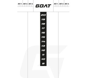 Goat White Scoreboard 45x30cm