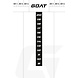 Goat Goat White Scoreboard 45x30cm