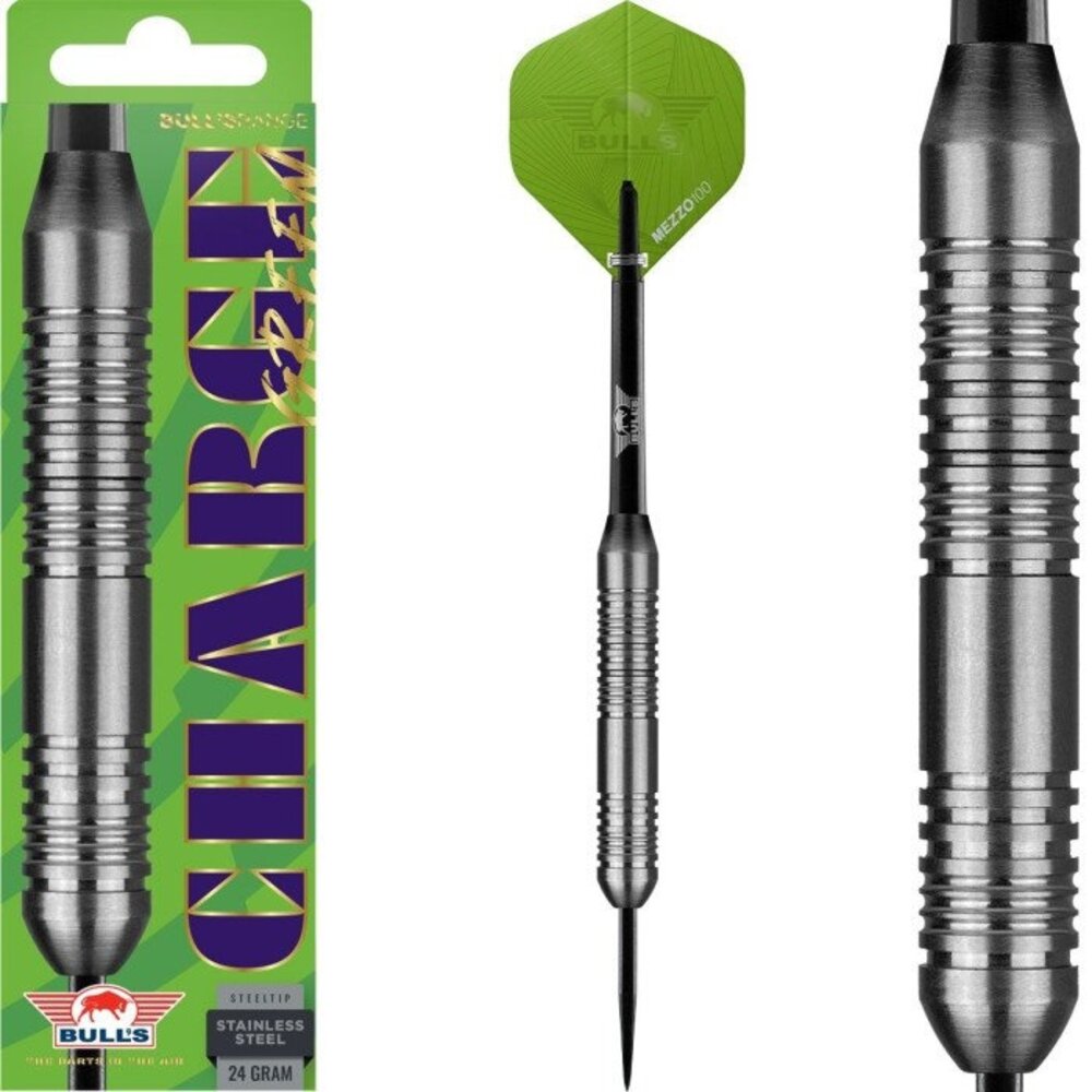 Bulls Bull's Charge Green 24g Steeltip Bulls Bull's Charge Green 24g Steeltip