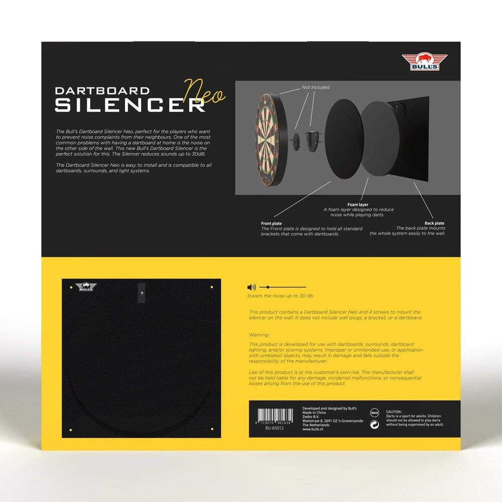Bulls Bulls Dartboard Silencer Neo Bulls Bulls Dartboard Silencer Neo