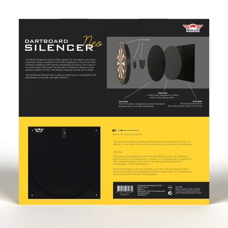 Bulls Bulls Dartboard Silencer Neo Bulls Bulls Dartboard Silencer Neo