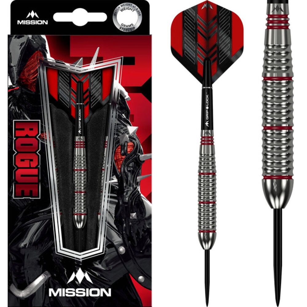 Mission Mission Rogue Brass - 22 Gram -Dartpijlen Mission Mission Rogue Brass - 22 Gram -Dartpijlen