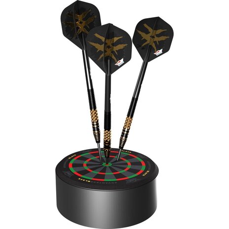 Bulls Bull's Advantage Black Mini Dartboard Display