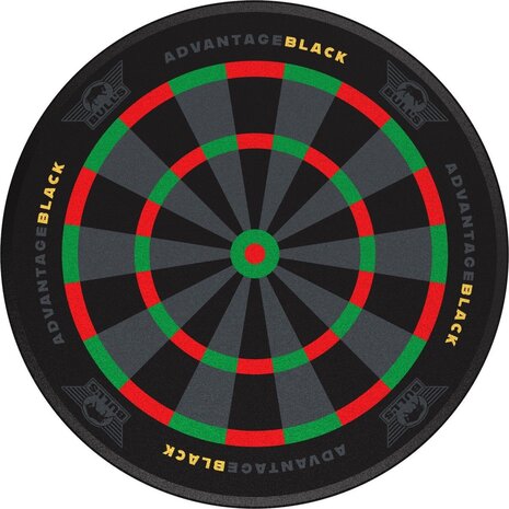 Bulls Bull's Advantage Black Mini Dartboard Display