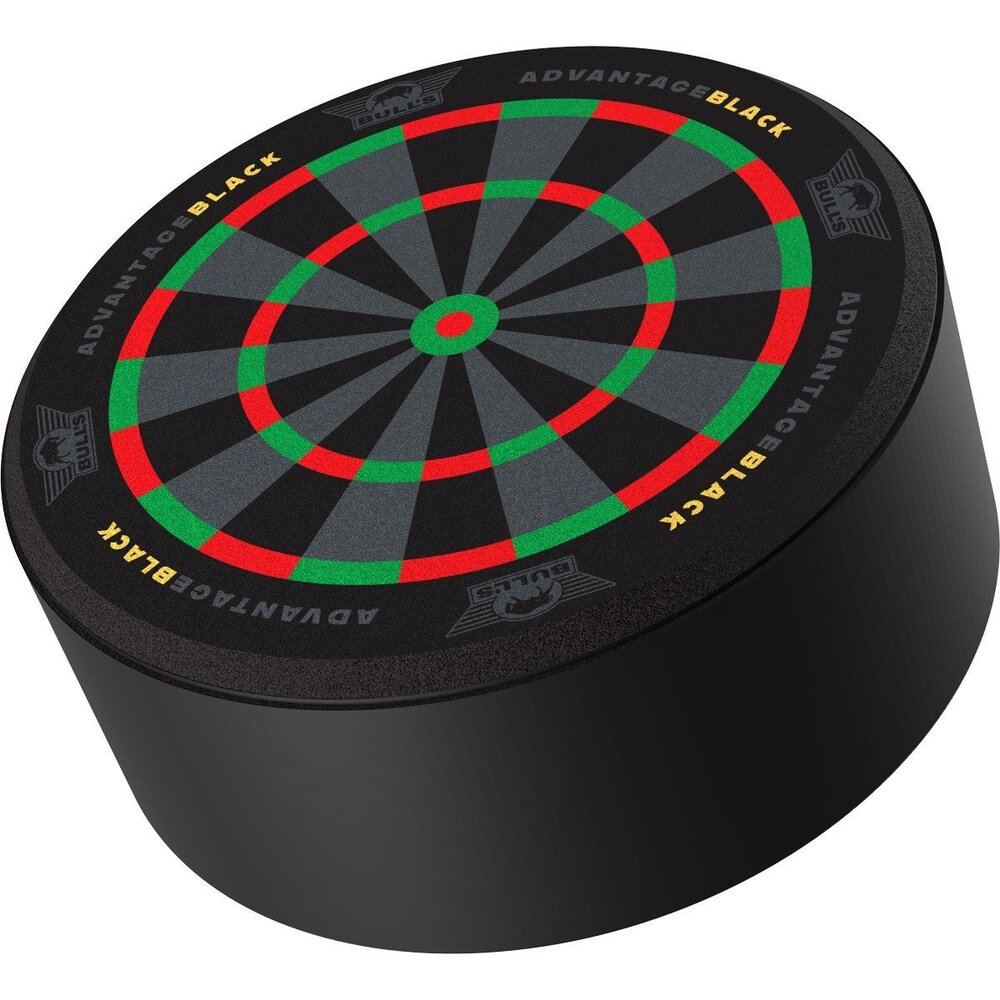 Bulls Bull's Advantage Black Mini Dartboard Display